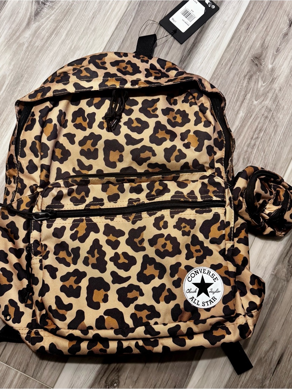 NWT Leopard print Converse BackPack and mini